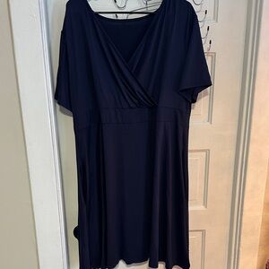 Elegant Navy Blue Dress